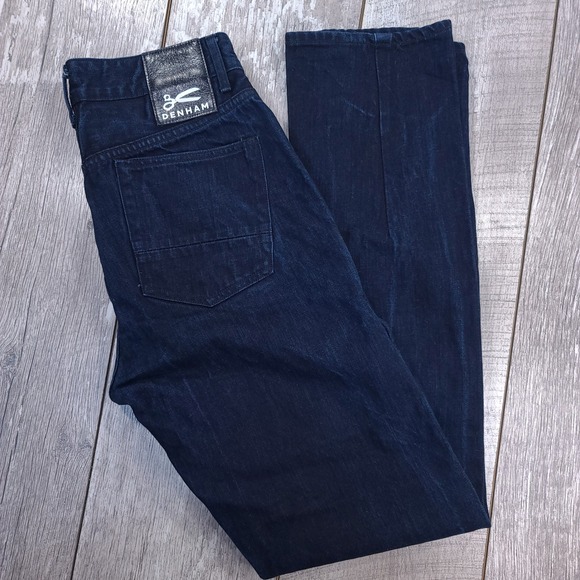 Denham Other - Denham Razor Jeans Men 28x33 Dark Blue Selvedge Slim Fit Indigo Denim